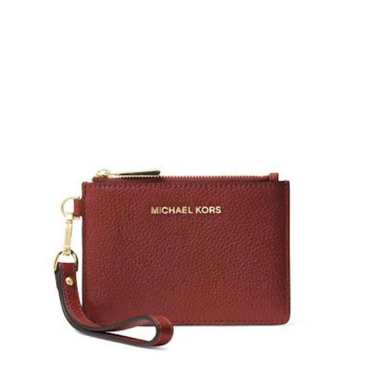 Michael kors red sales wallet on sale