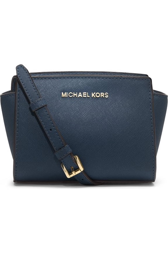 MICHAEL KORS Selma Navy Mini Crossbody Handbag