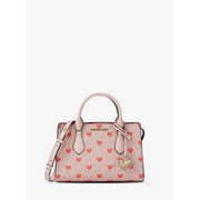 Sheila Small Embellished Signature Logo Satchel