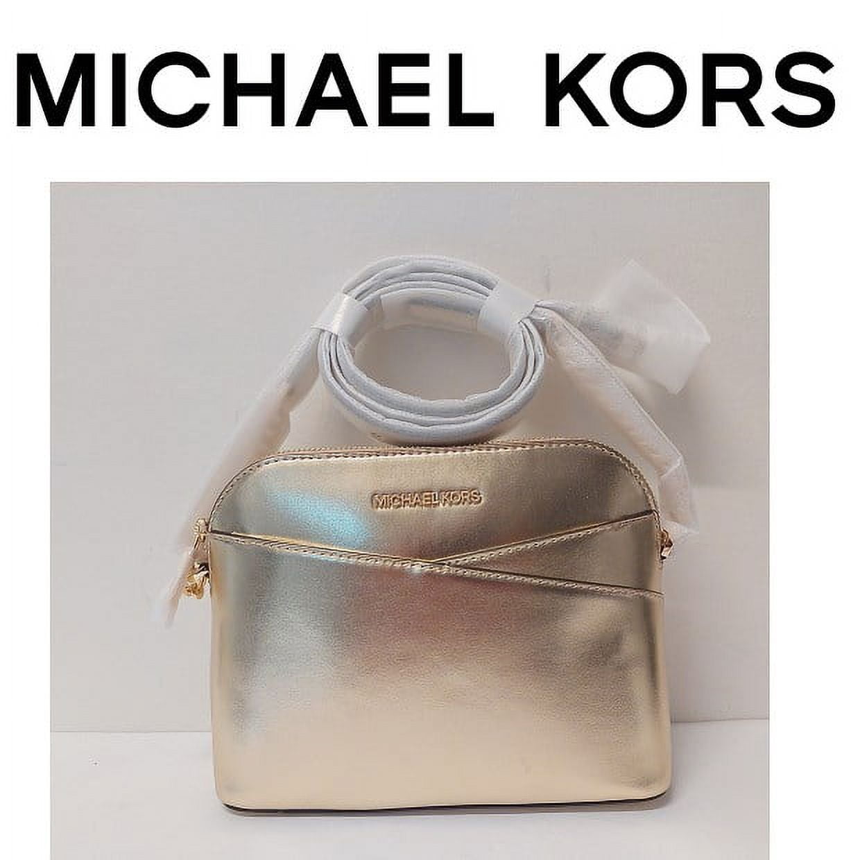 Michael Kors Logo Dome Crossbody Bag - White Crossbody Bags, Handbags -  MIC243784