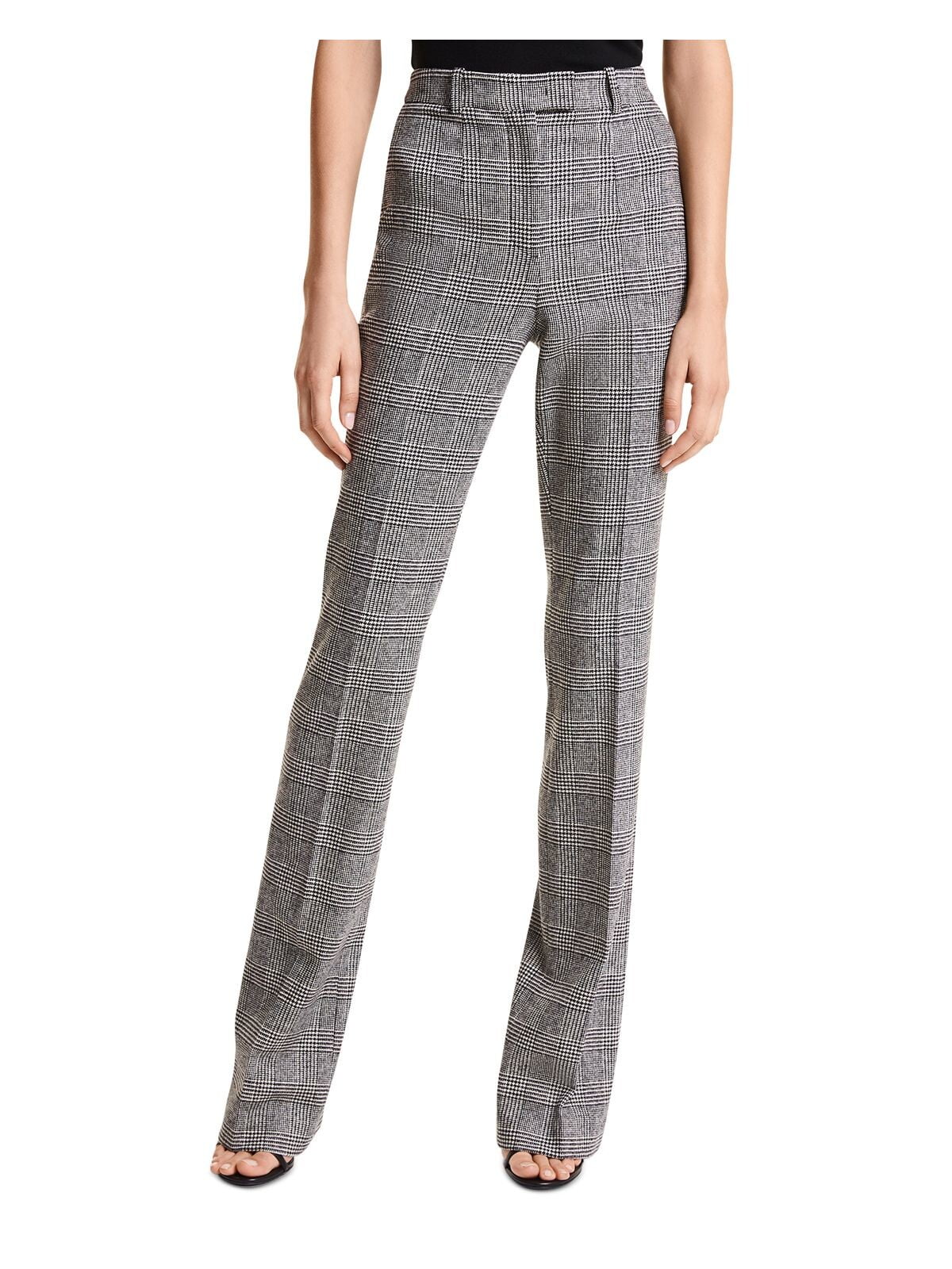 MICHAEL KORS Womens Black Zippered Center Creased Vented Back Hems Wear