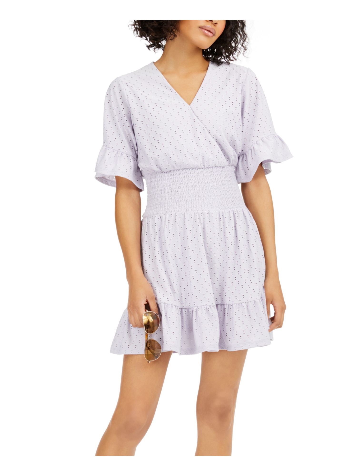 Michael kors purple dress hotsell