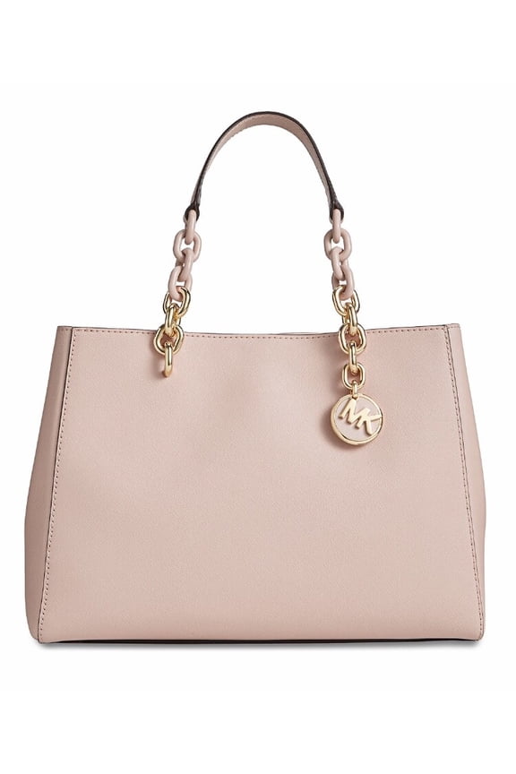 CYNTHIA MD Satchel Ballet Pink Saffiano Leather Bag