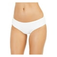 thumbnail image 1 of MICHAEL MICHAEL KORS Women's White Stretch Lined Full Coverage Shirred Bikini Swimsuit Bottom M, 1 of 2