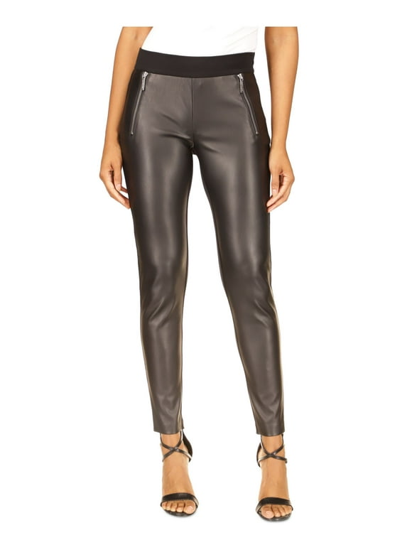 Faux Leather Pants Petite