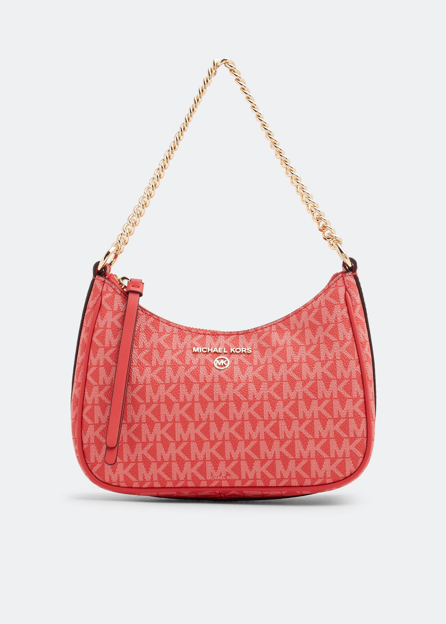 MICHAEL Michael Kors Jet Set Charm Small Logo Pochette - CRIMSON