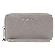 MICHAEL Michael Kors Large Flat Multifunction Phone Case Pearl Grey One Size