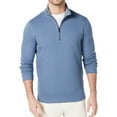 thumbnail image 1 of MICHAEL Michael Kors Mens Textured Long Sleeve 1/2 Zip Sweater, 1 of 2