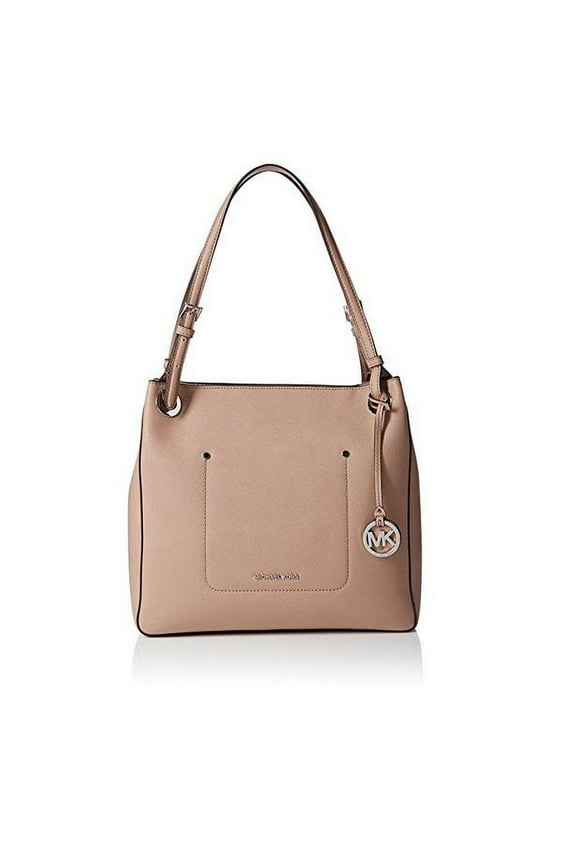 MICHAEL Michael Kors Walsh Medium Shoulder Tote (Fawn) 30S7SWAE6L-133