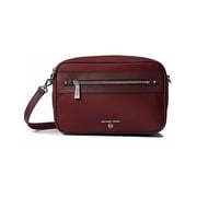 MICHAEL Michael Kors Womens FauxTrim Crossbody Handbag, Black
