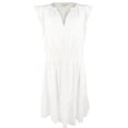 thumbnail image 1 of MICHAEL Michael Kors Women's Flounce-Sleeve Tiered Mini Dress (M, White), 1 of 4