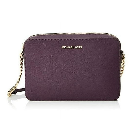MICHAEL Michael Kors Women's Large East/West Cross Body Bag, Damson, One Size 35