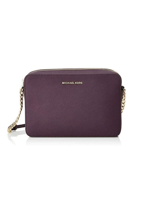 MICHAEL Michael Kors Women's Large East/West Cross Body Bag, Damson, One Size 35