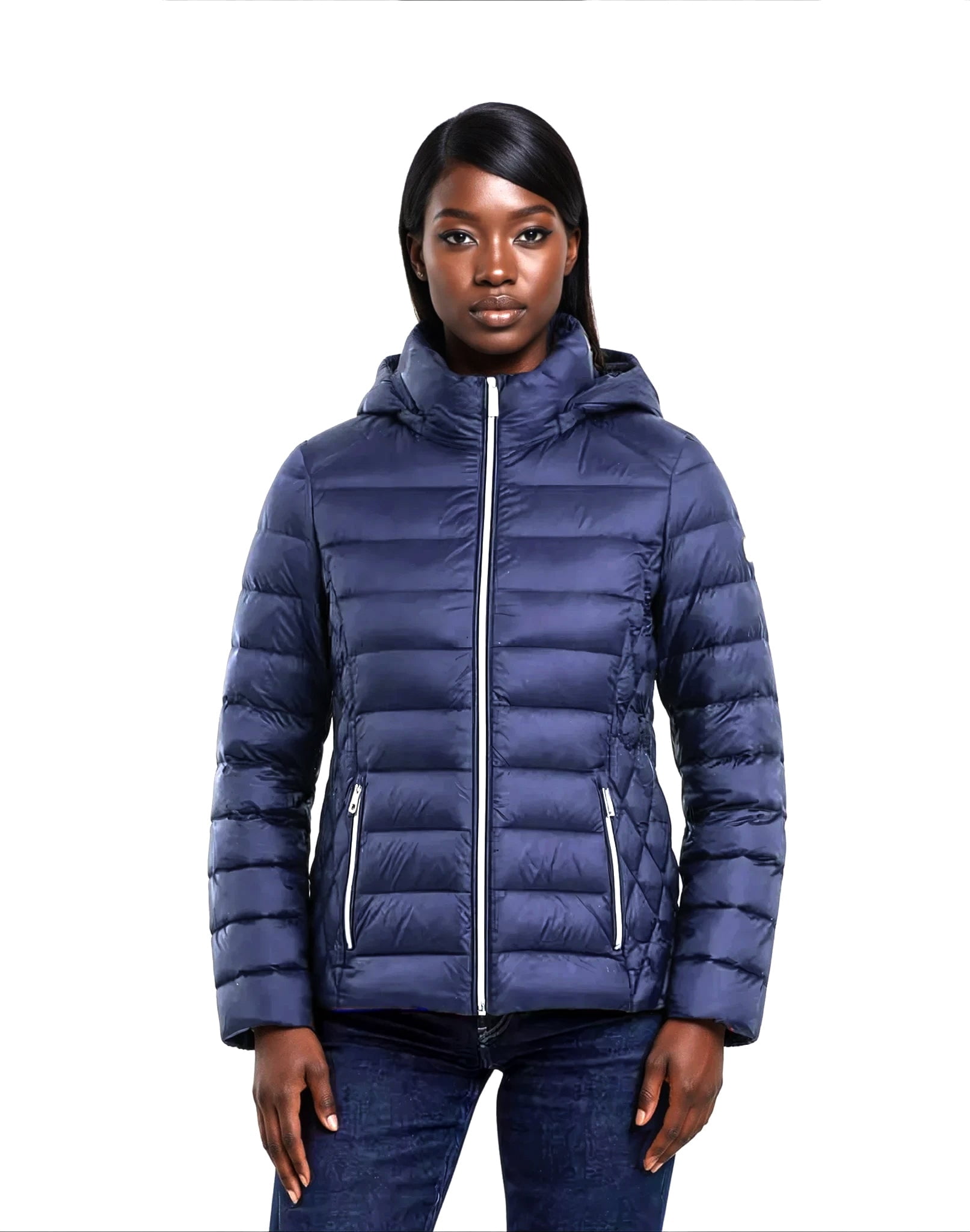 PACKABLE NYLON JACKET (NAVY) L ジャケット Ennoy - UPPADA Women