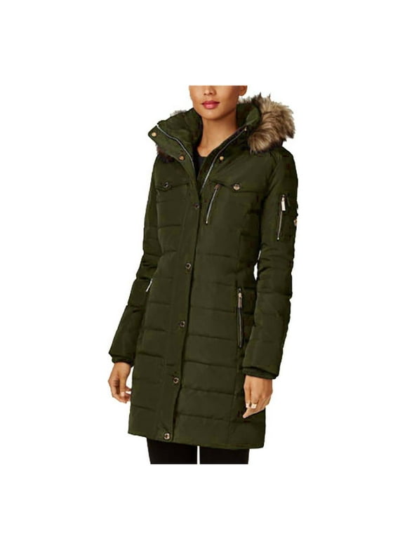 MICHAEL Michael Kors Women's Puffer Winter Coat with Zip Out Hood