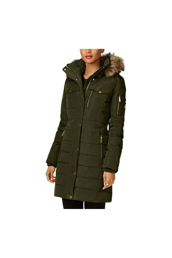 MICHAEL Michael Kors Women's Puffer Winter Coat with Zip Out Hood