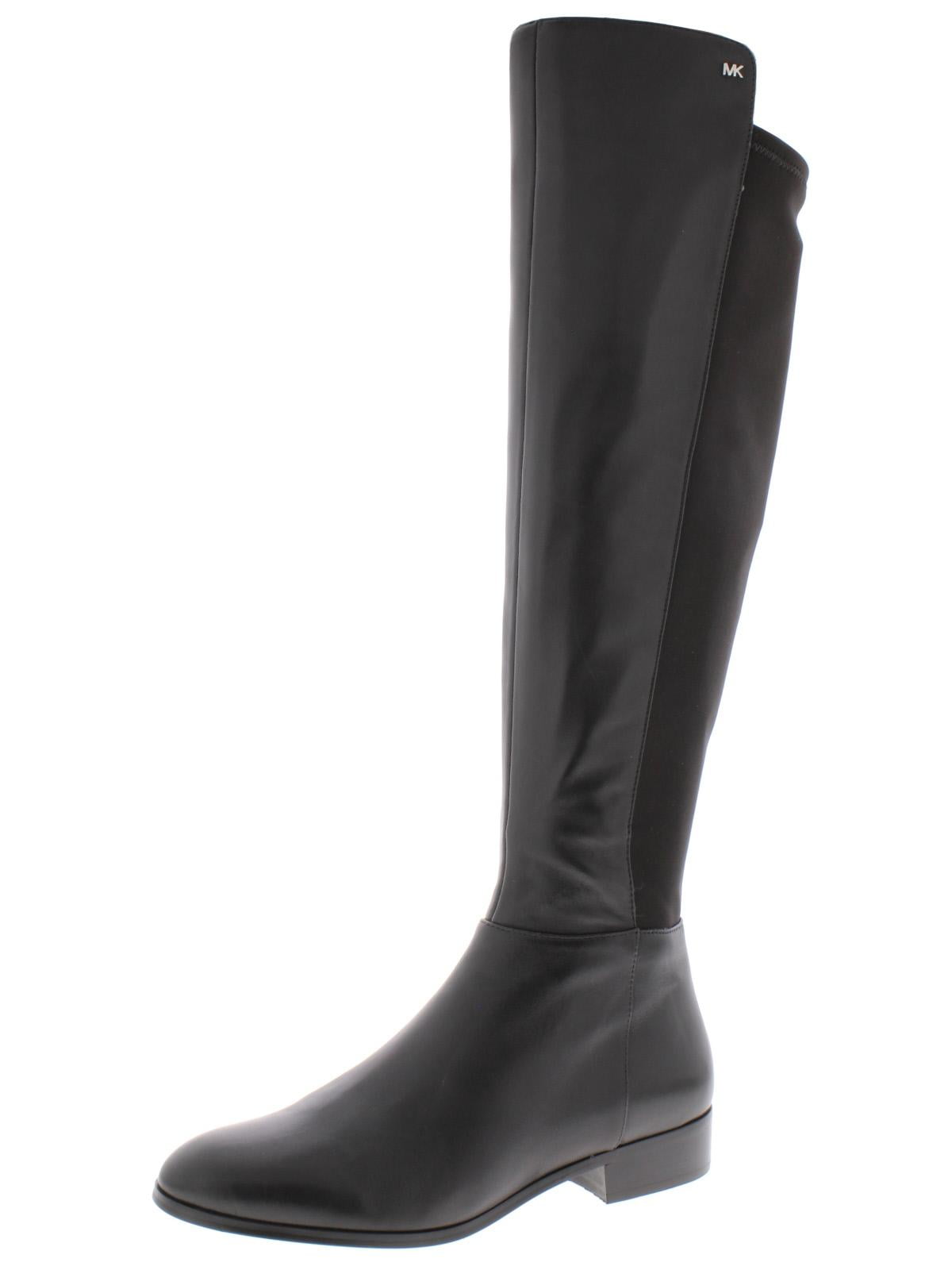 michael michael kors bromley leather riding boots