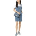 thumbnail image 1 of MICHAEL Michael Kors Womens Button Front Denim Casual Dress Blue 12, 1 of 1