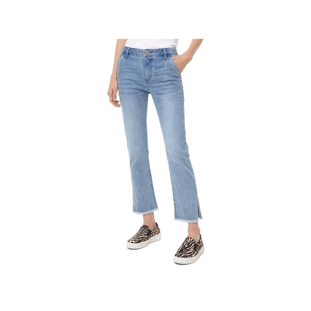 MICHAEL Michael Kors Womens Denim High Rise Cropped Jeans