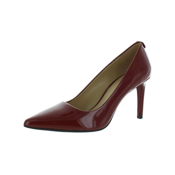 MICHAEL MICHAEL KORS Womens Red Logo Dorothy Pointed Toe Stiletto Slip On Leather Pumps 10 M