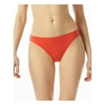 thumbnail image 1 of MICHAEL MICHAEL KORS Women's Burgundy Stretch Bikini Lined Moderate Coverage Hipster Swimsuit Bottom S, 1 of 2