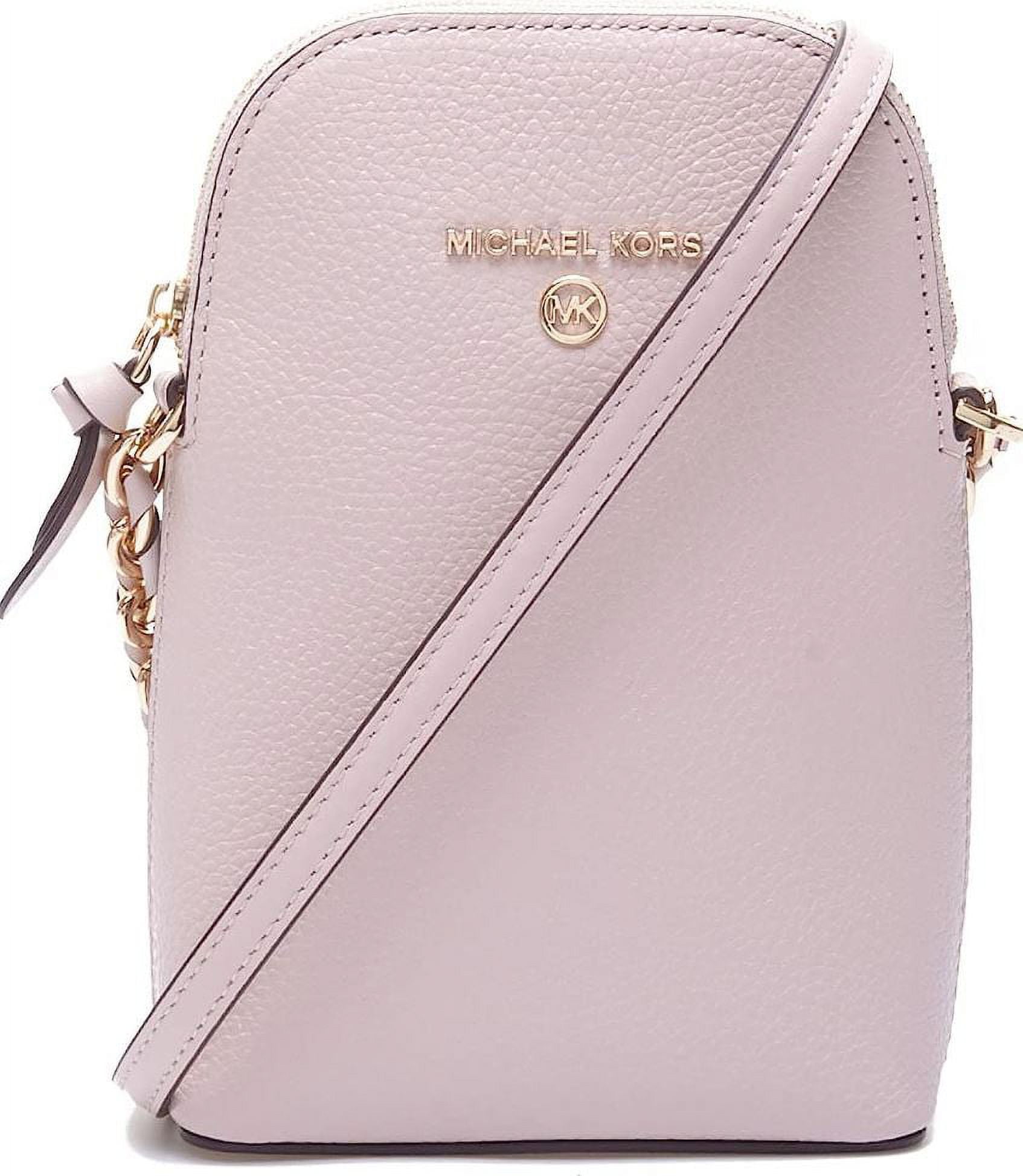 MICHAEL Michael Kors Womens Jet Set Charm Small North/South Chain Phone  Crossbody Soft Pink 32T0GT9C1L-187 One Size