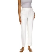 MICHAEL Michael Kors Womens Petites High Rise Cropped Straight Leg Pants