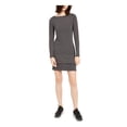 thumbnail image 1 of MICHAEL Michael Kors Womens Petites Pattern Wear to Work Dress Black PM, 1 of 2
