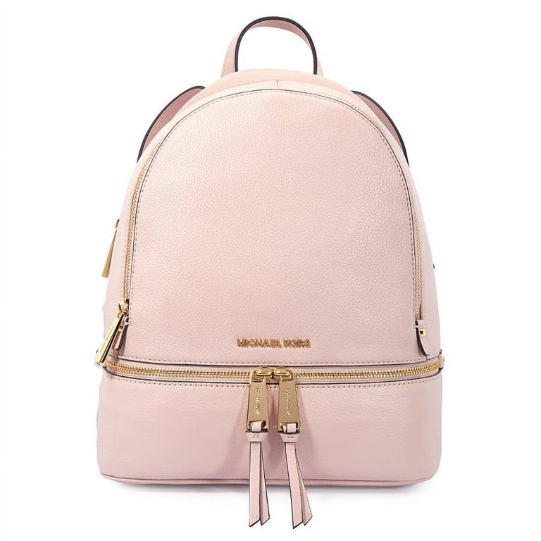 Leather backpack Michael Kors Pink in Leather - 25689103