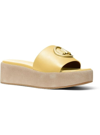 Michael kors sandals mens yellow on sale
