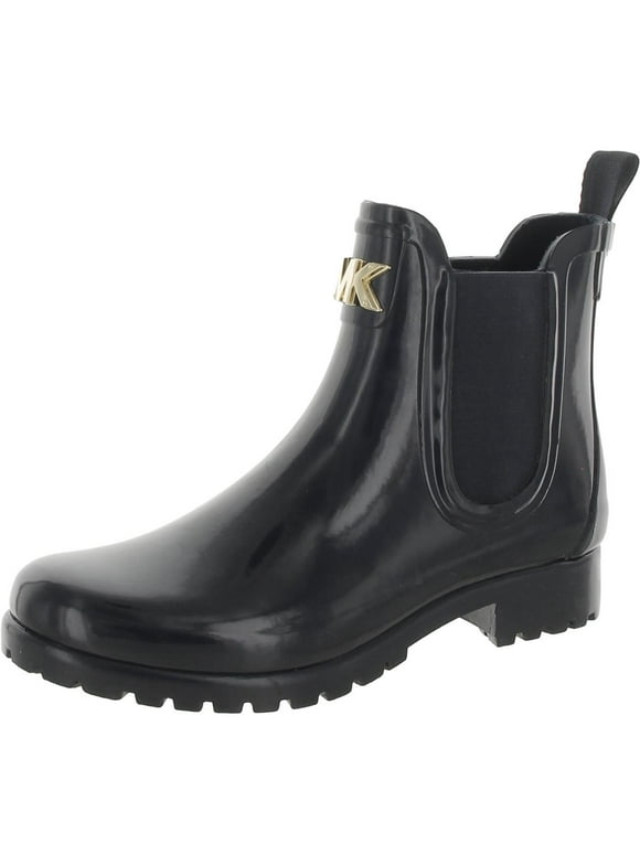 MICHAEL Michael Kors Womens Sidney Round Toe Pull On Rain Boots