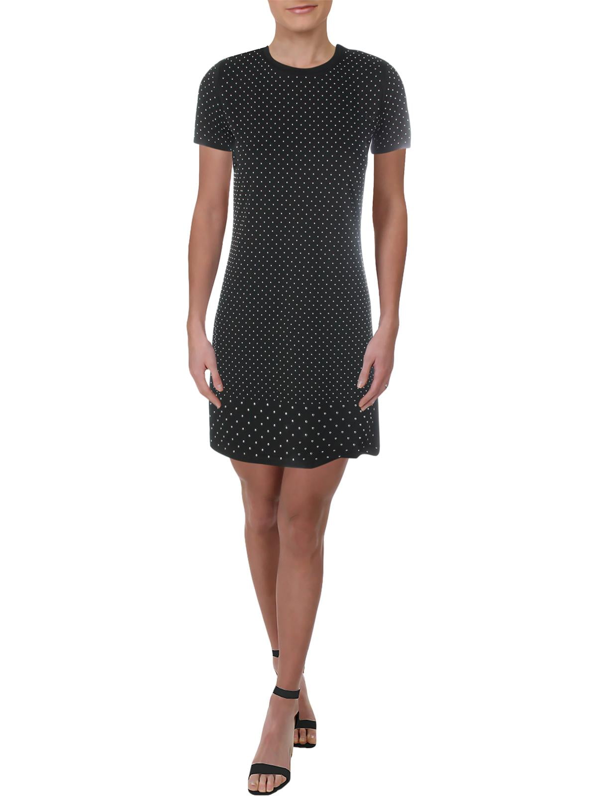 MICHAEL Michael Kors Womens Studded Heathered T-Shirt Dress - Walmart.com