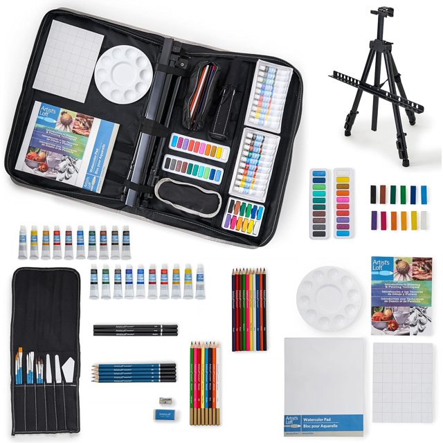MICHAELS 101 Piece Deluxe Easel Art Set by Artist's Loft™ Necessities