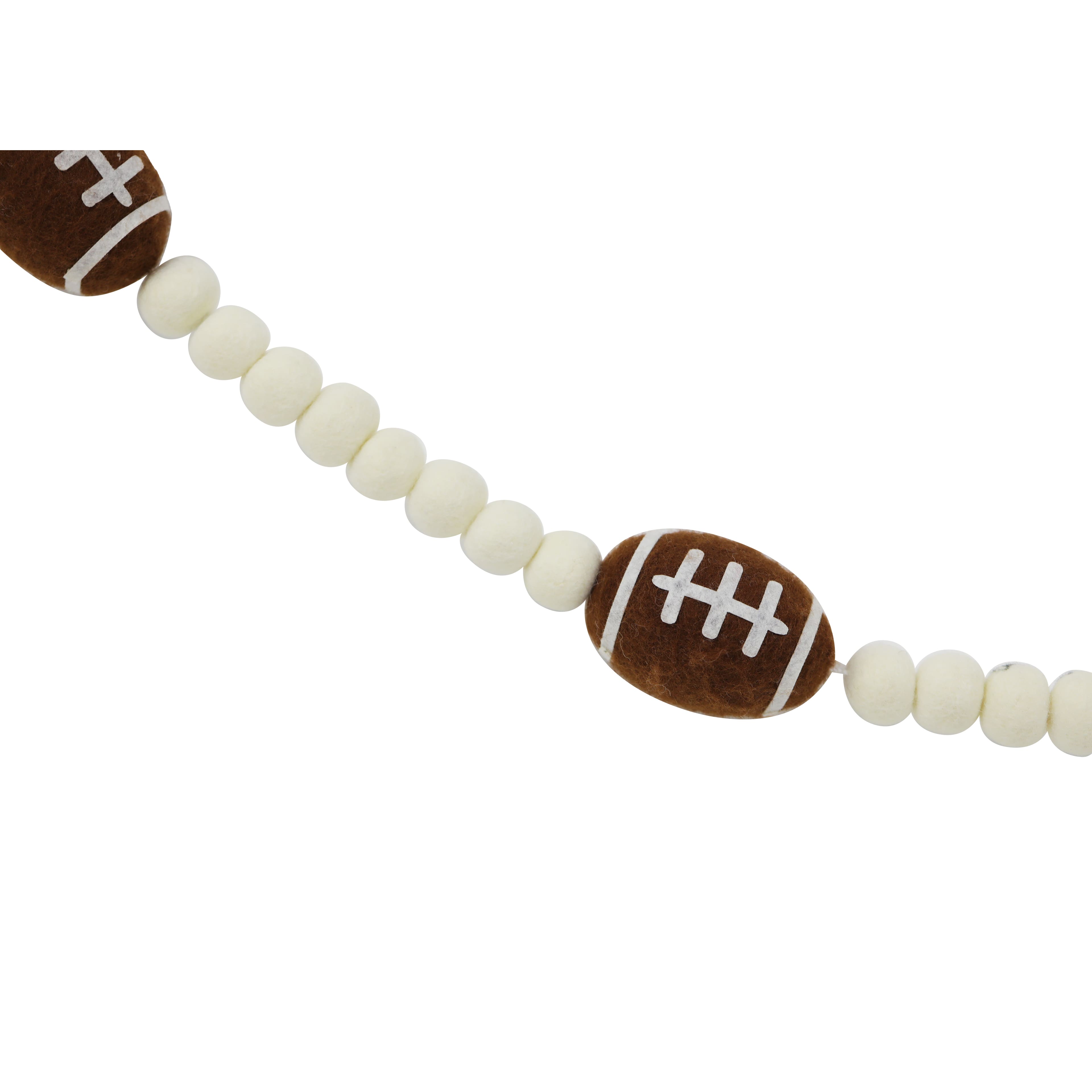 MICHAELS Fall Decorations for Home 6ft. Football Beaded Garland by Ashland®