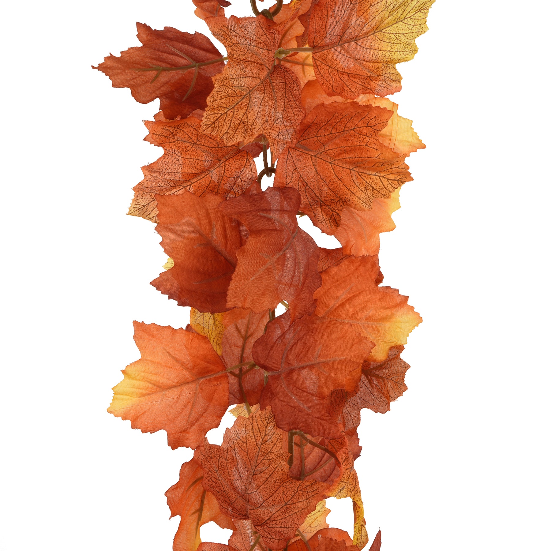 MICHAELS Fall Decorations for Home Brown & Orange Mixed Maple Leaf