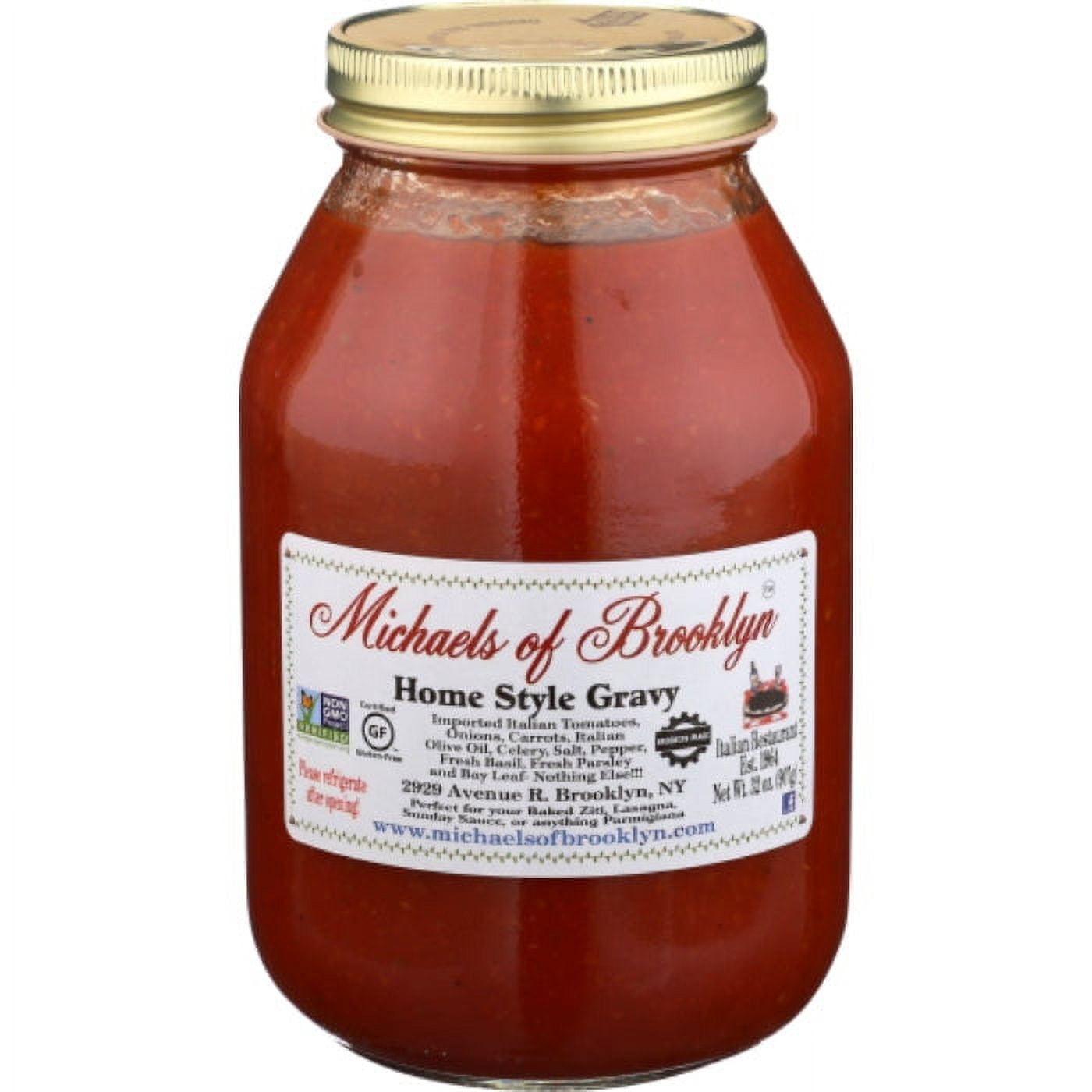 MICHAELS OF BROOKLYN SAUCE HOME STYLE GF 32 OZ Pack of 6 Walmart