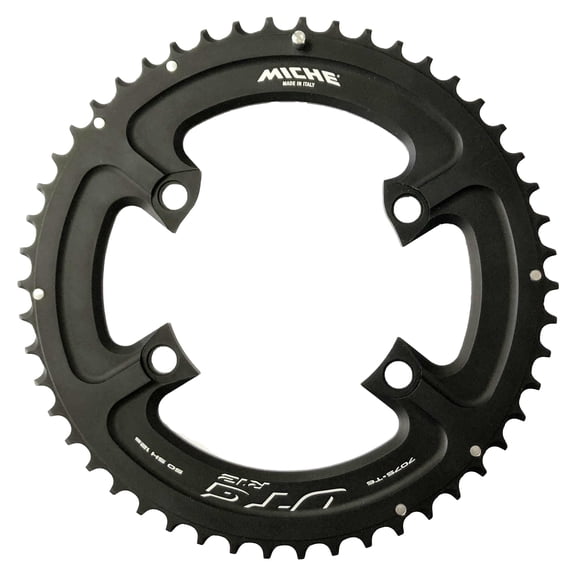 MICHE UTG R81 12 Speed Chainring, Outer Chrainring Including Chainring Outer Nuts, Black, 48t