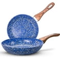 thumbnail image 1 of MICHELANGELO Nonstick Frying Pans, Granite Frying Pans with Stone-Derived Coating, Stone Fry Pan Nonstick, Stone Skillets Nonstick, Nonstick Pan Set, Frying Pan Set, Induction Compatibl, 1 of 7