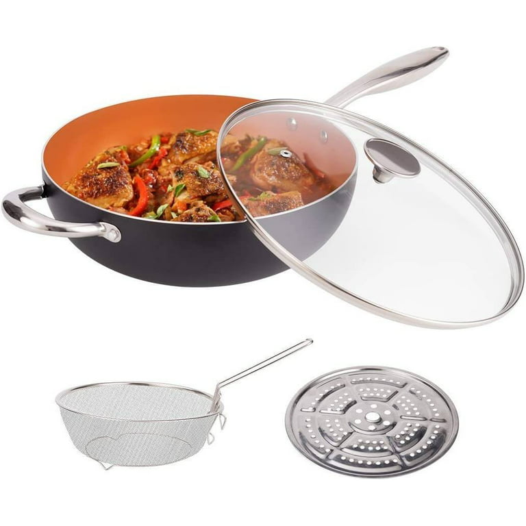 Should You Buy? MICHELANGELO Non Stick Frying Pan with Lid 