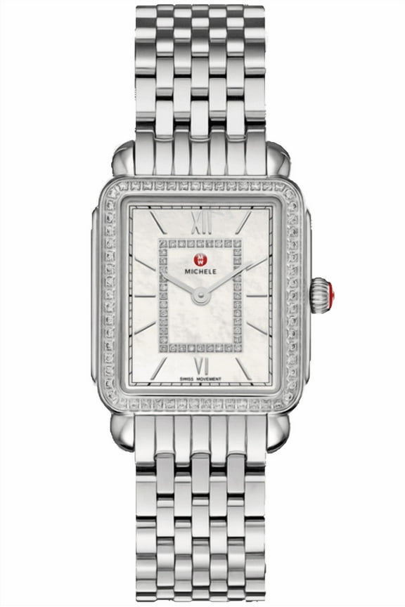 Deco mw06I01a1963 II Mid Stainless Steel Diamond Dial Watch
