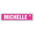 thumbnail image 1 of MICHELLE Street Sign Childrens Name Room Sign | Indoor/Outdoor |  30" Wide, 1 of 5