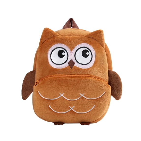 MICHLEY Toddler Backpack Plush Animal Cartoon 2-4 Years Mini Baby Daypack,Pre School Bags for Kids Kindergarten