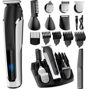 MichPong Hair Clipper Set All in One Haircut Kit Beard Trimmer Cordless Waterproof Rechargeable