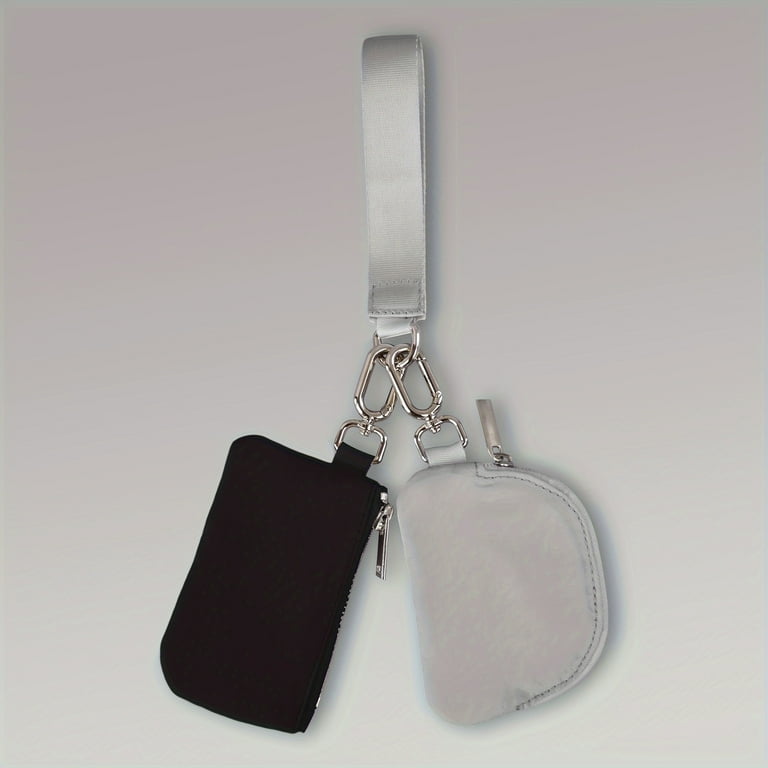 MICHROE Wrist Wallet Bracelet Secure Dual Pouch Card Holder Hands Free Key Chain for Active Runners Yogis Fitness Enthusiasts Walmart