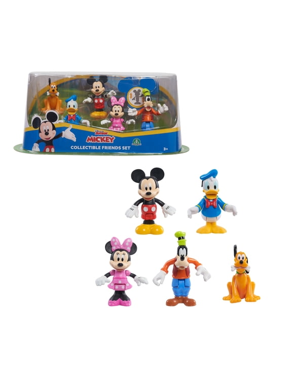 Disney Junior Mickey Mouse Funhouse Collectible Friends Figure Set, Kids Ages 3 and up