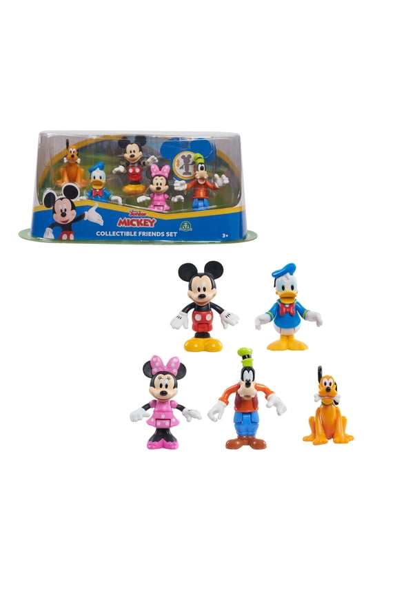 Disney Junior Mickey Mouse Funhouse Collectible Friends Figure Set, Kids Ages 3 and up