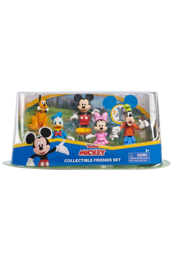 Disney Junior Mickey Mouse Funhouse Collectible Friends Figure Set, Kids Ages 3 and up