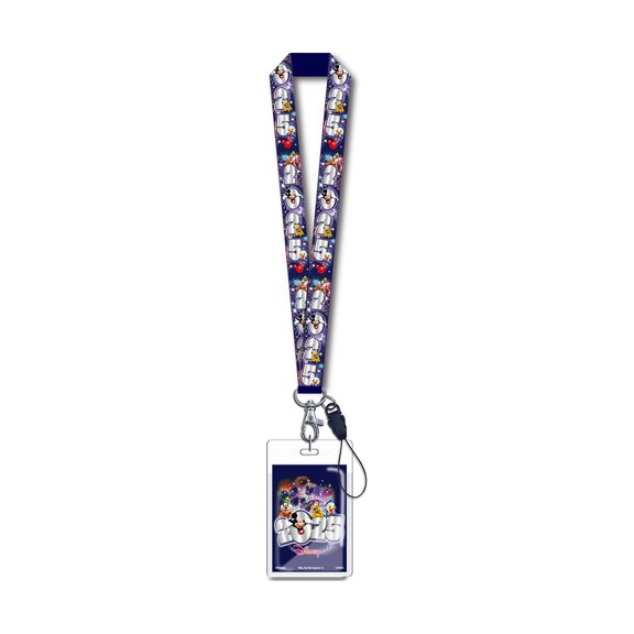 MICKEY & GANG DARK BLUE LANYARD - DATED