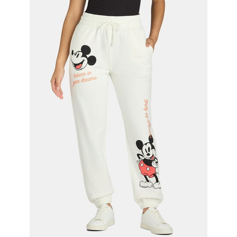 Mickey Mouse Women s Graphic Joggers Sizes XXS XXL