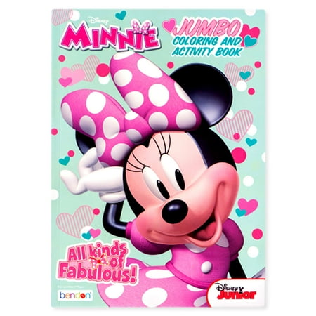 MICKEY & MINNIE Coloring Book 2 Titles, for Learning Drawing Coloring, 80 Pages,2-Pack